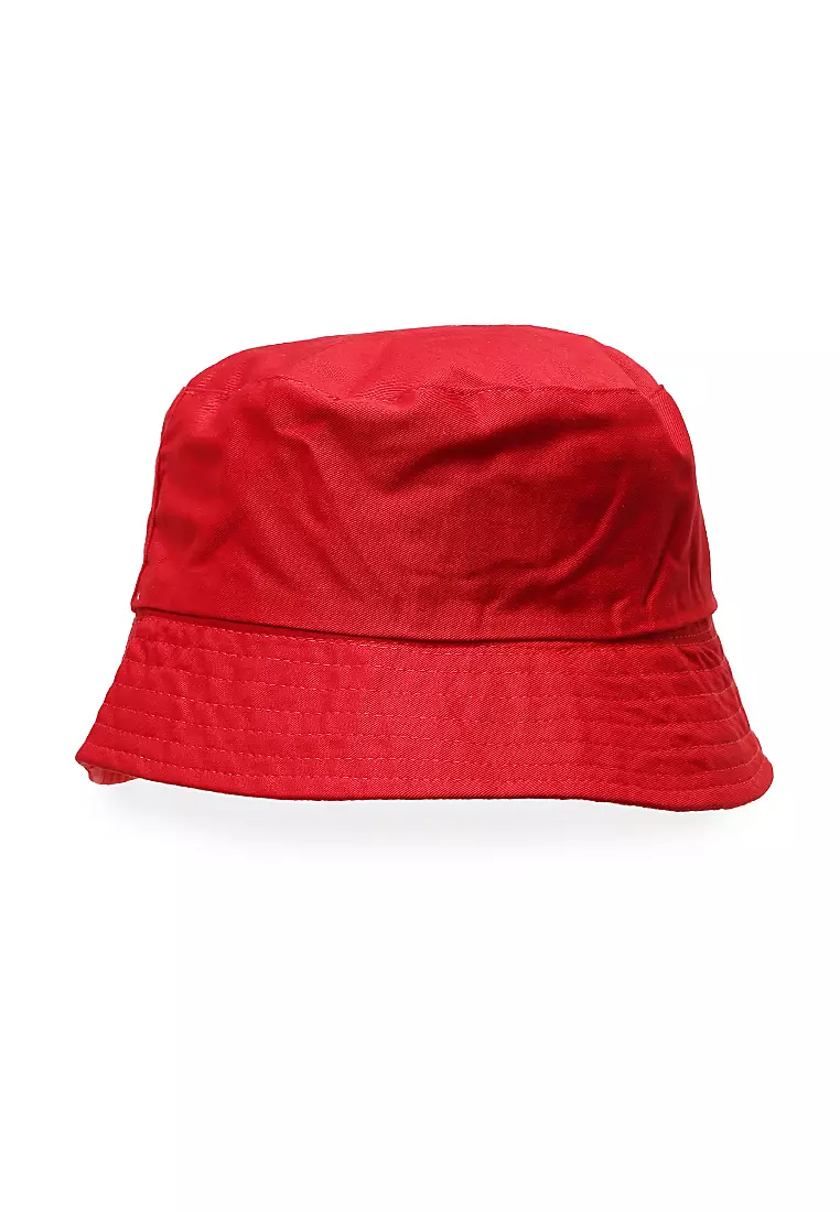 Zorke Bucket Hat Pria Casual Stylish Motive All Night Comfortable Material Drill ORIGINAL - Red