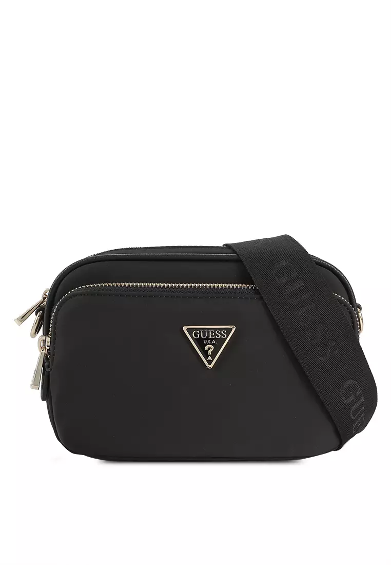 Guess Rea Mini Camera Large Signature Logo Crossbody Bag