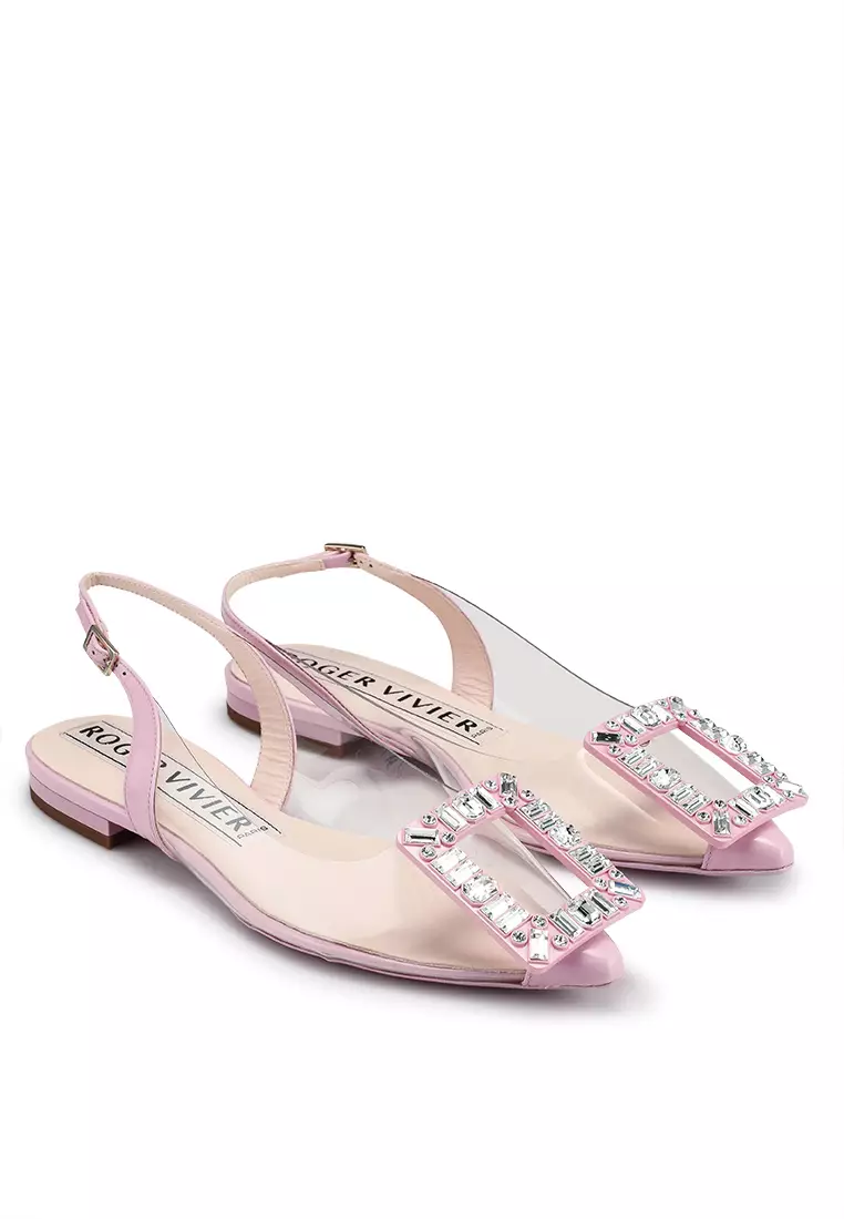 Roger Vivier Brooch Slingback Ballerina Flats (tr) 2025