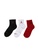 Jordan red Jordan Jumpman 3-Pack Ankle Socks (Little Kids) BBCEFKA709C76FGS_2