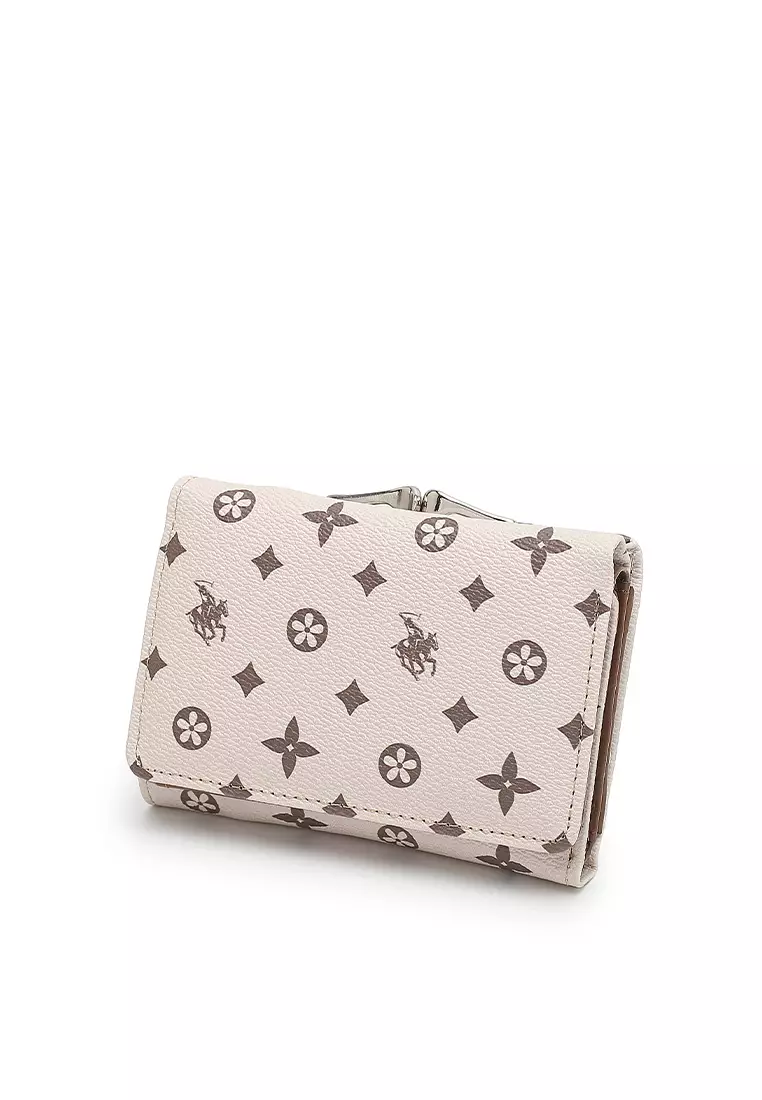 Women's Monogram Purse / Wallet - Brown