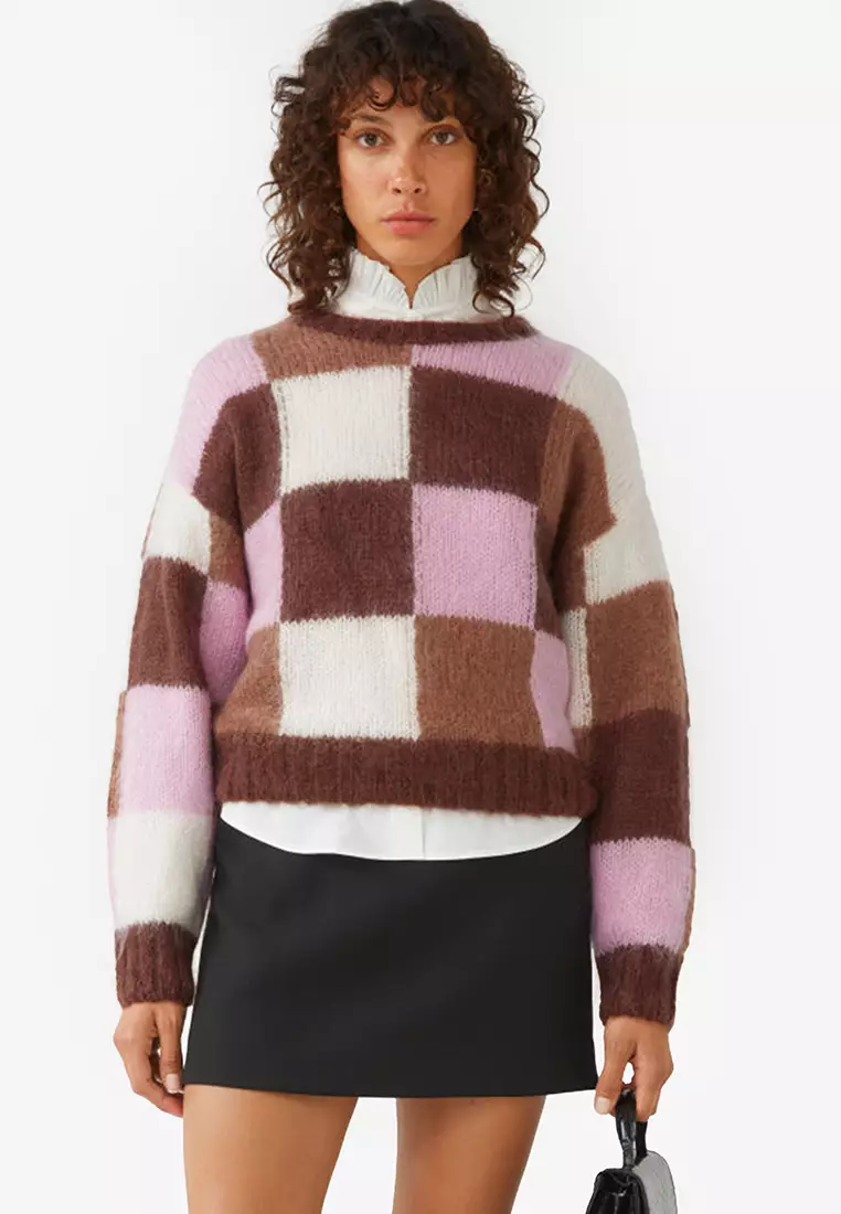 Checkered jumper cheap