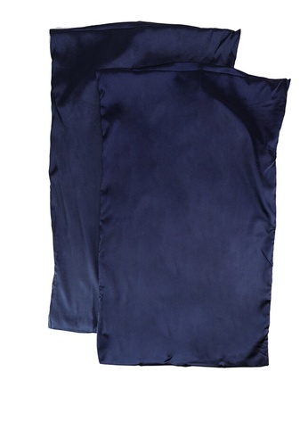 Rubi blue and navy Satin Pillow Slip Duo EA967AC38F7F62GS_1