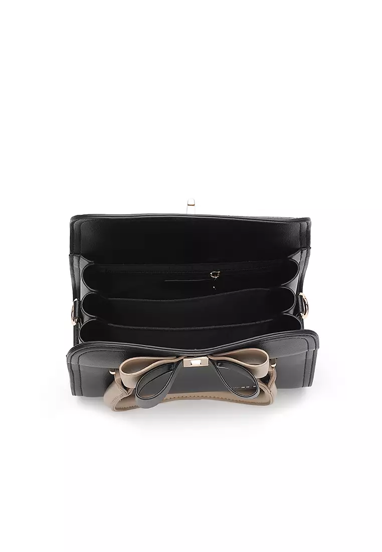 Women's Top Handle Bag / Sling Bag / Crossbody Bag / Shoulder Bag (手拿袋 / 斜孭袋 / 單肩包) - 黑色