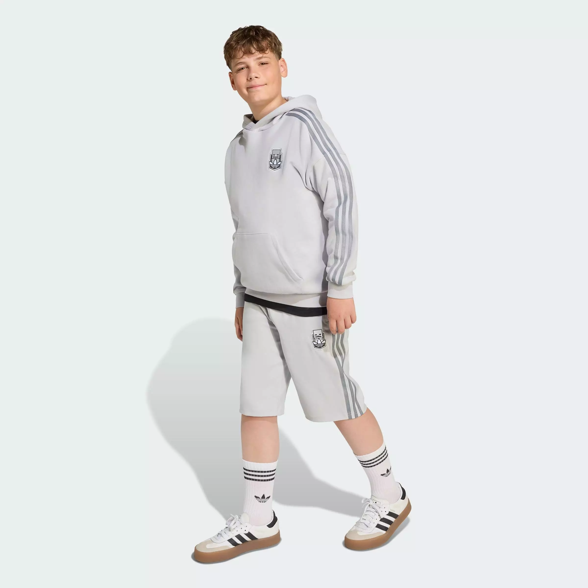 Lifestyle x Minecraft Shorts Kids Unisex Grey JW7733