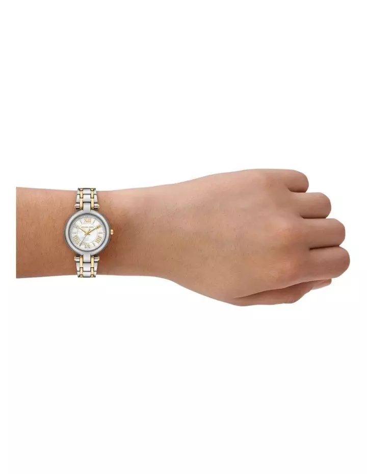 Michael Kors Laney Analog 2 Tone Jam Tangan Wanita 22MM MK4895