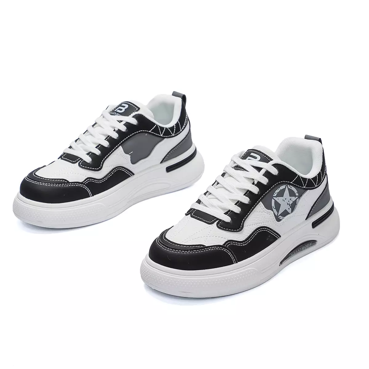 Sepatu Sneakers Pria Casual Bertali Fashion Ootd Sepatu Cowok Modis QN6626