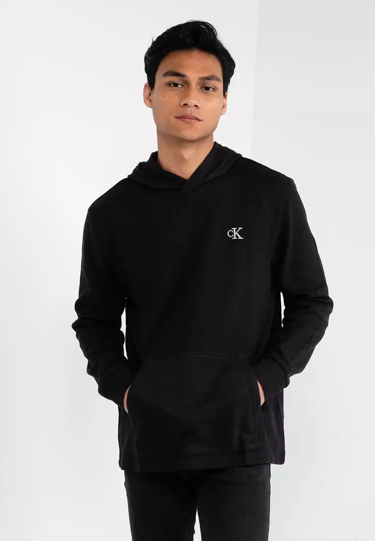Calvin Klein Double Fleece Interlock Hoodie Calvin Klein