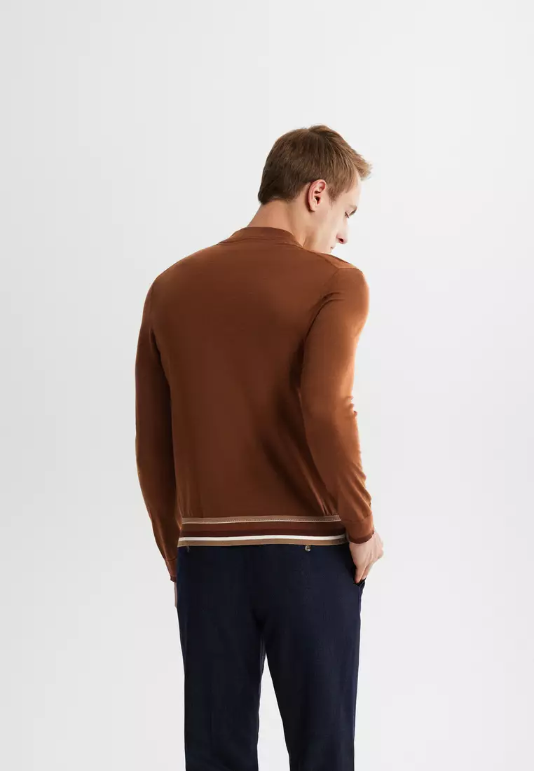 內搭高領精細純羊毛冷衫