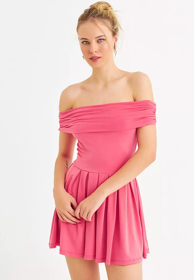 Madonna Collar Mini Dress