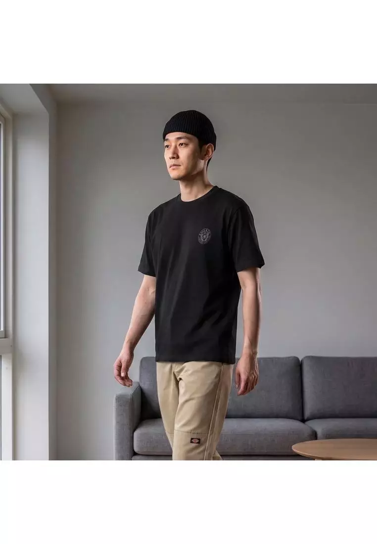 Kale Evan Black / Cotton Cloudy / Kaos Boxy Fit / Kaos Korea / Atasan Kaos Pria / Kaos Basic Pria