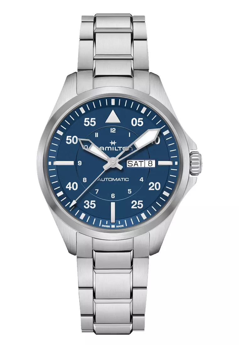 Day Date Hamilton Jazzmaster Seaview Day Date Hamilton Watch Blue