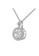 Her Jewellery silver CELÈSTA Moissanite Diamond - Aurelie Pendant (925 Silver with 18K White Gold Plating) by Her Jewellery CE343ACCEF5353GS_2