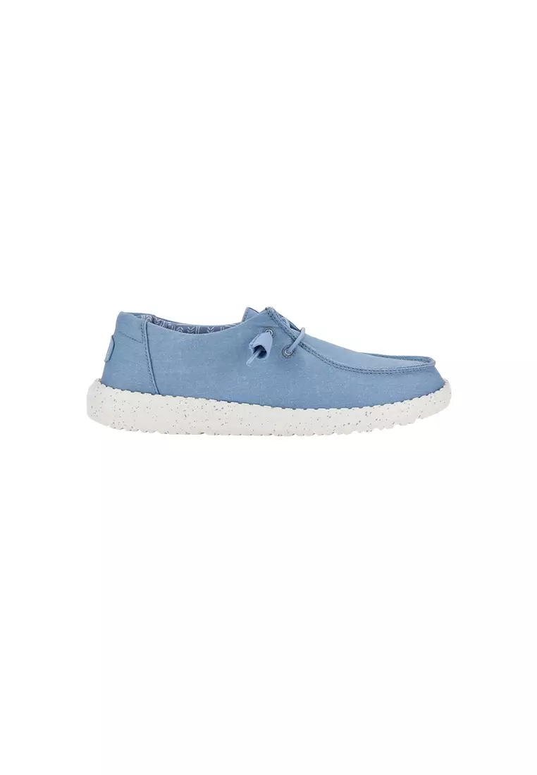 Discount on HeyDude  shoes - SKU: HeyDude Women's Wendy Stretch Canvas in Light Blue