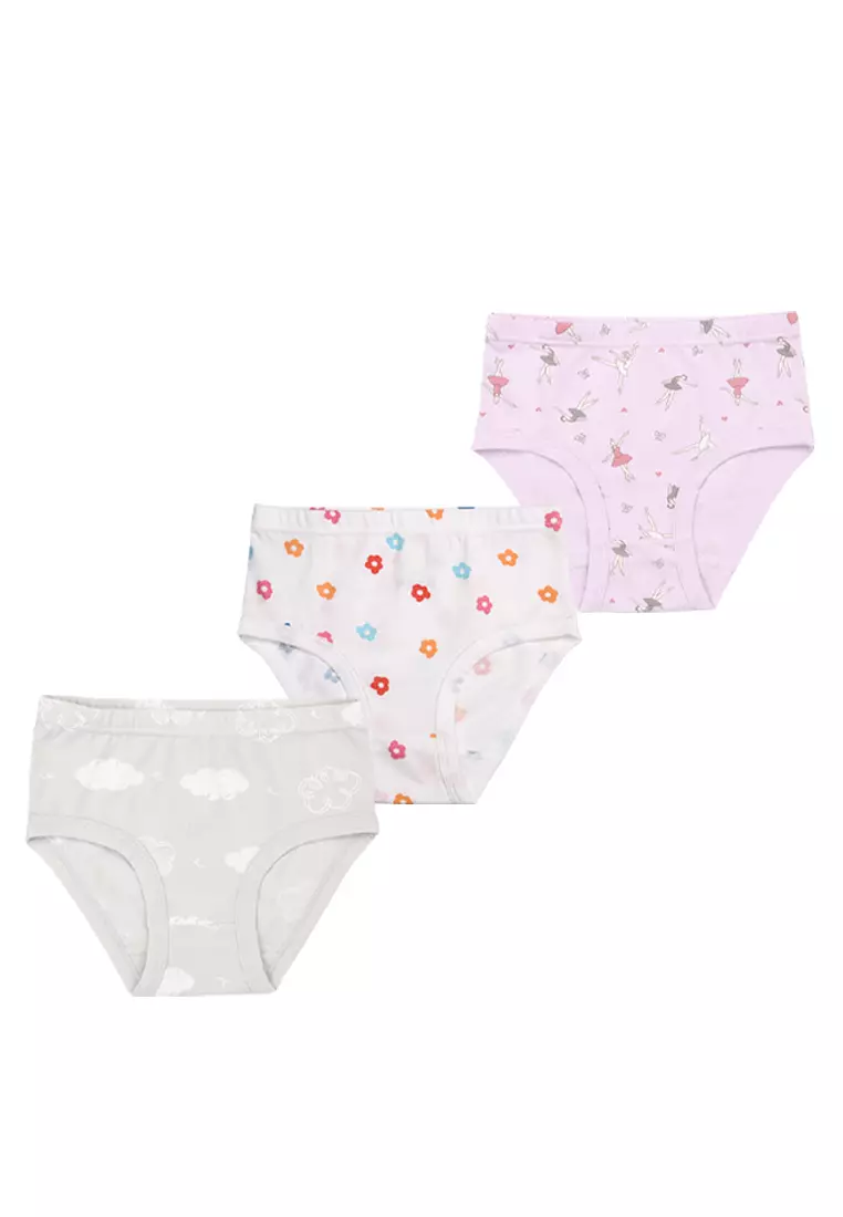 Move Ballerina Three-Pack Undies
