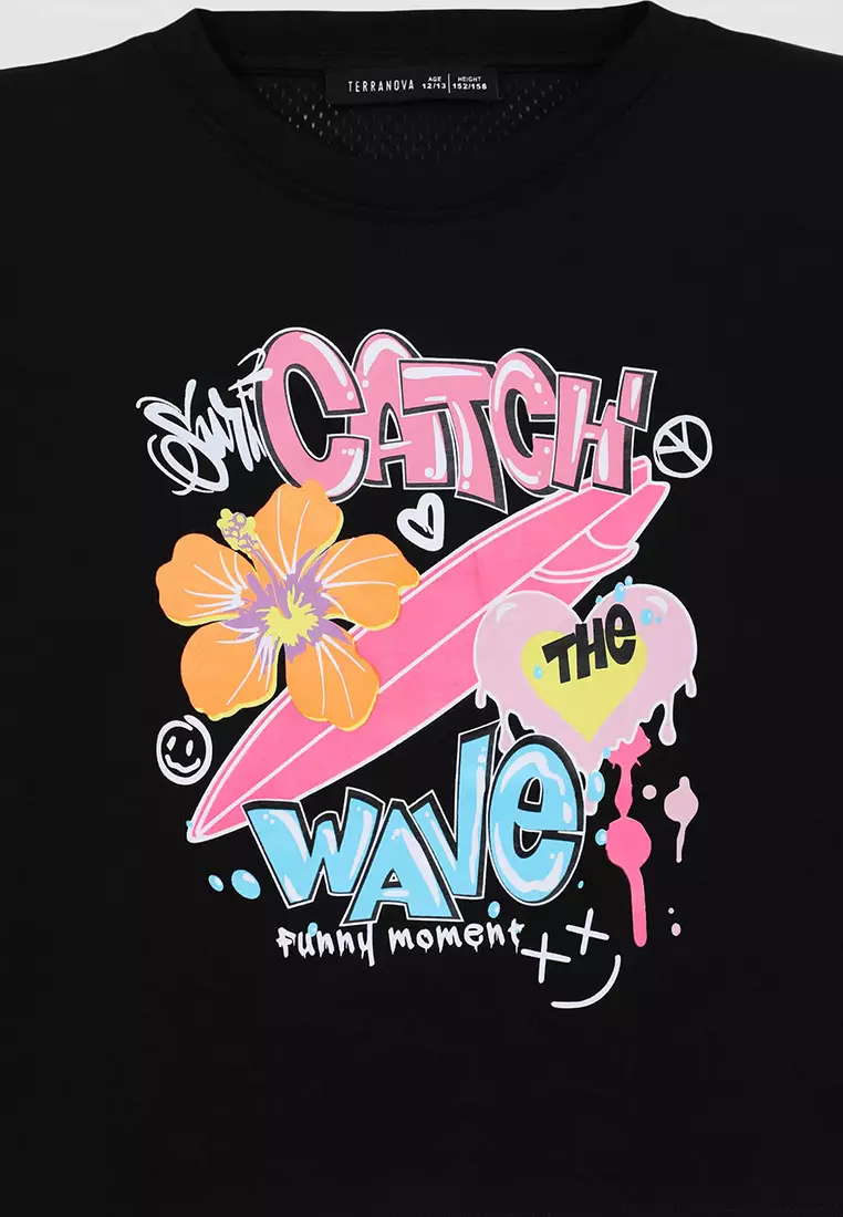 Kids Girls Short-Sleeved T-Shirt