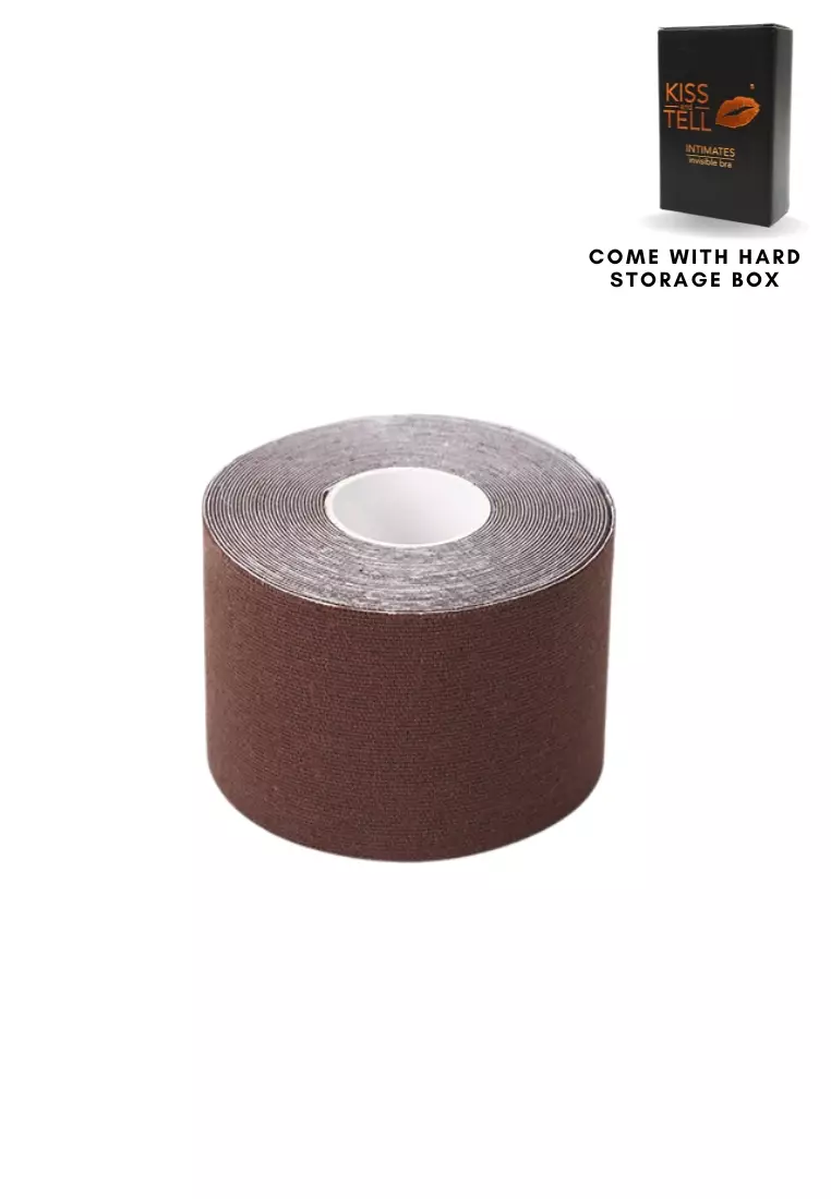 Premium 5cm Body Tape Invisible Breast Lifting and Sports Muscle Tape Roll Waterproof in Brown