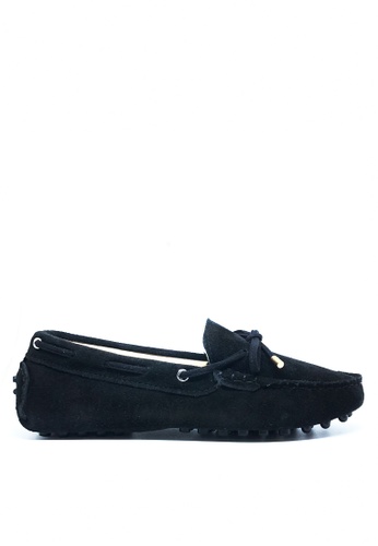 Twenty Eight Shoes black Ladies Suede Loafers Shoes M99 02DD4SH3220AC3GS_1