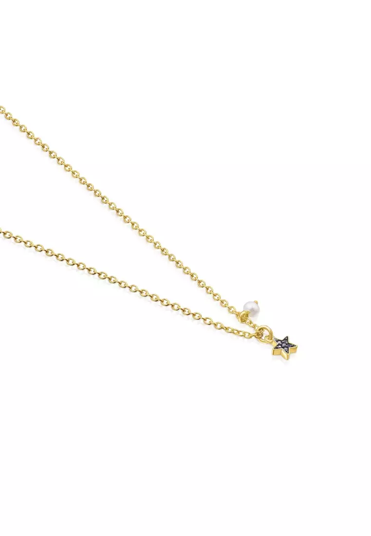 Tous TOUS New Motif Silver Vermeil Necklace with Sapphire Star 2024 | Buy  Tous Online | ZALORA Hong Kong