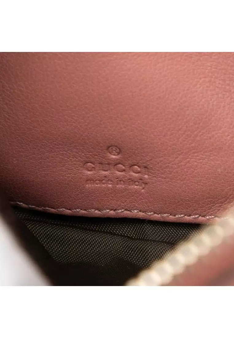 Pre-Loved Gucci Guccissima Wristlet Clutch