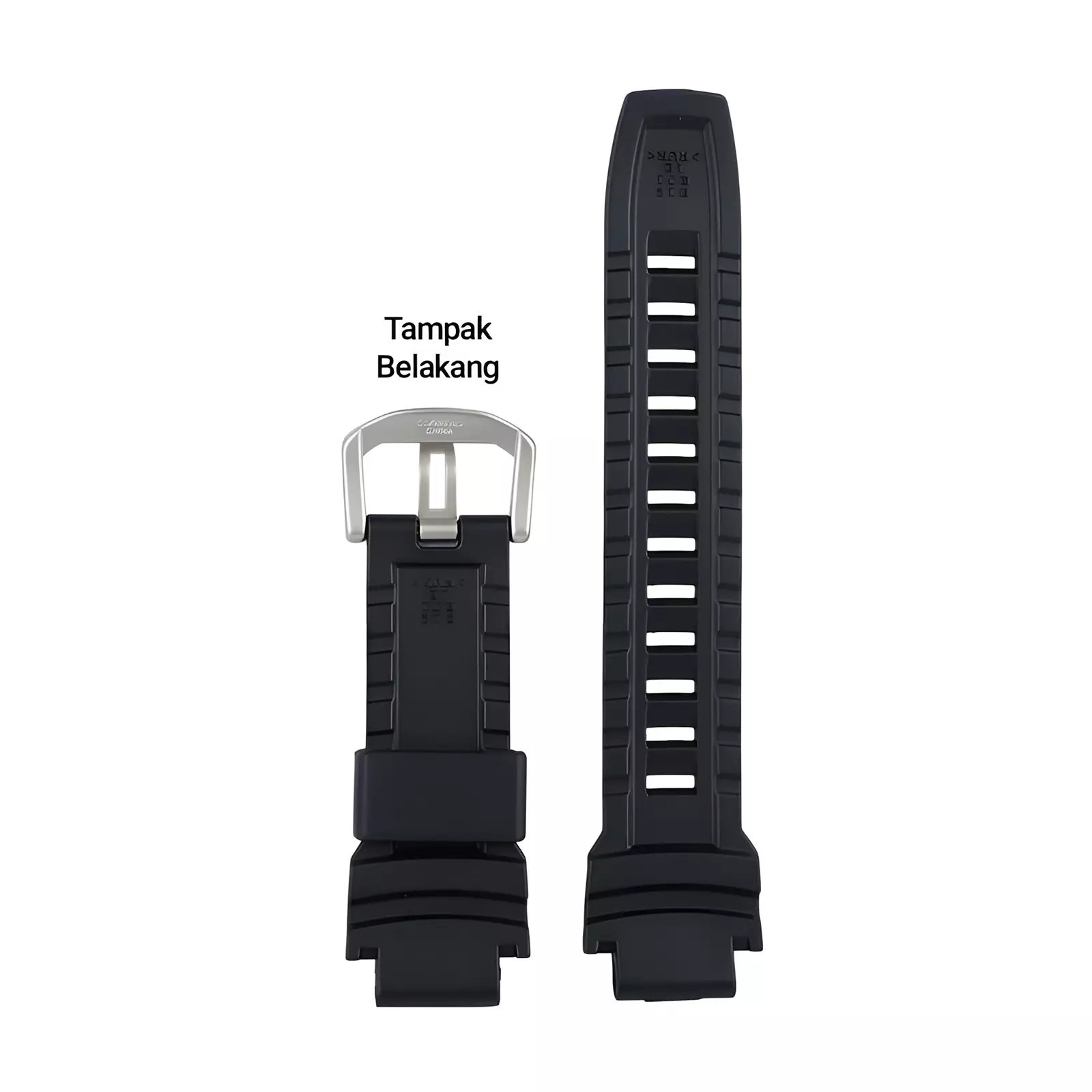 Strap G-Shock - Tali Jam G-Shock - PRG-260 / PRG-550 / PRW-3500 - 27 mm Black Resin Band