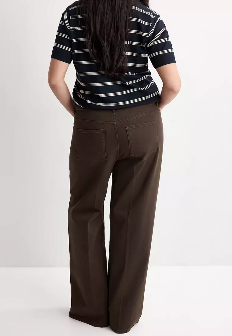 High-Waisted Wide Leg Jeans