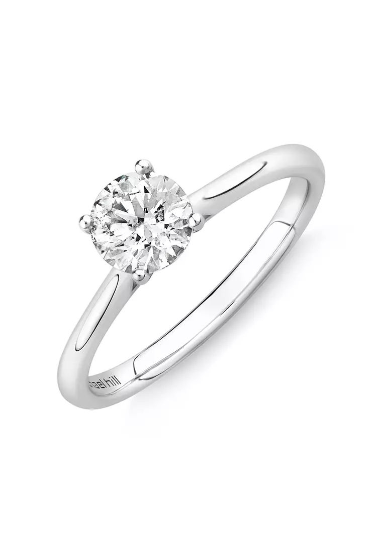 Certified solitaire hotsell diamond rings