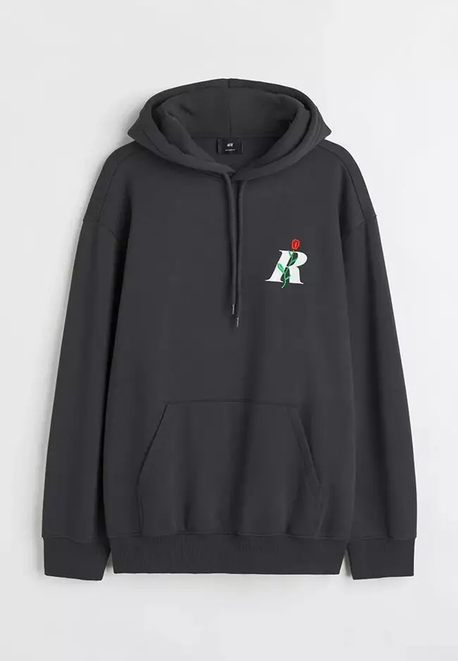 Buy H&M Relaxed Fit Printed Hoodie 2024 Online ZALORA Philippines