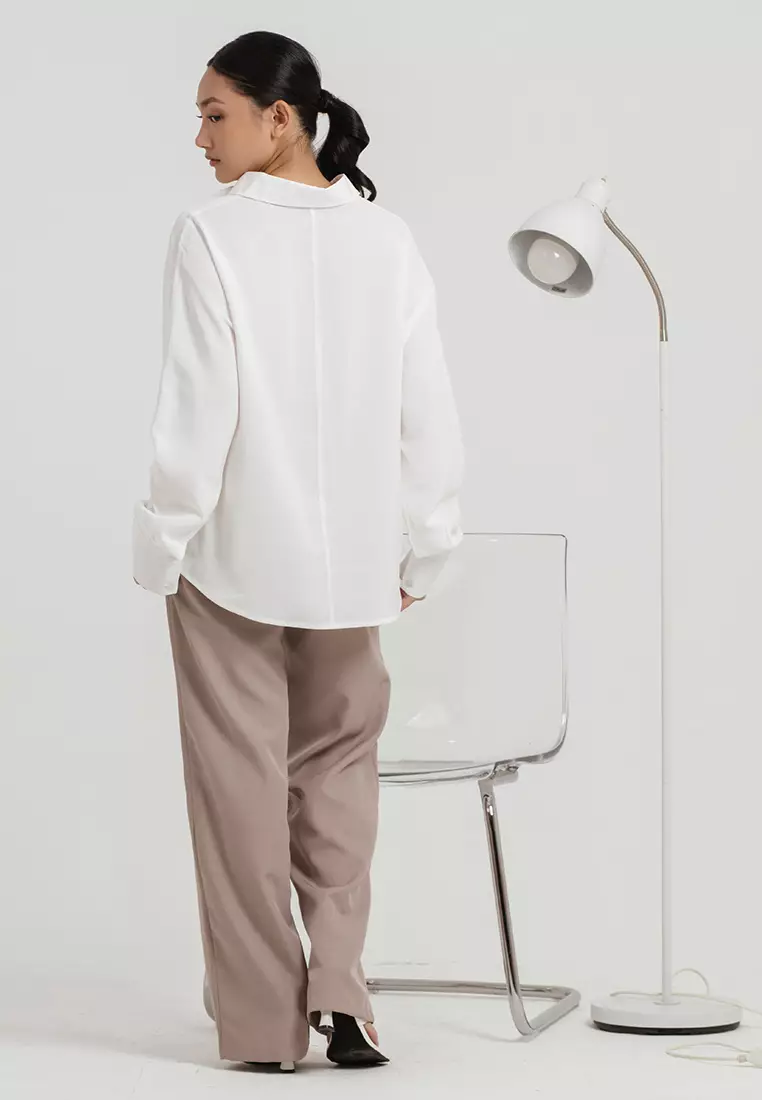 Bern Oversized Shirt in White