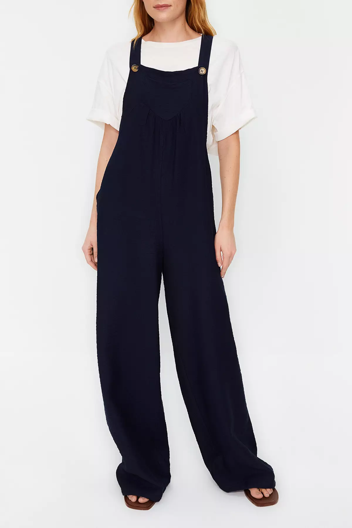 Square Neck Wide Leg Jumpsuit