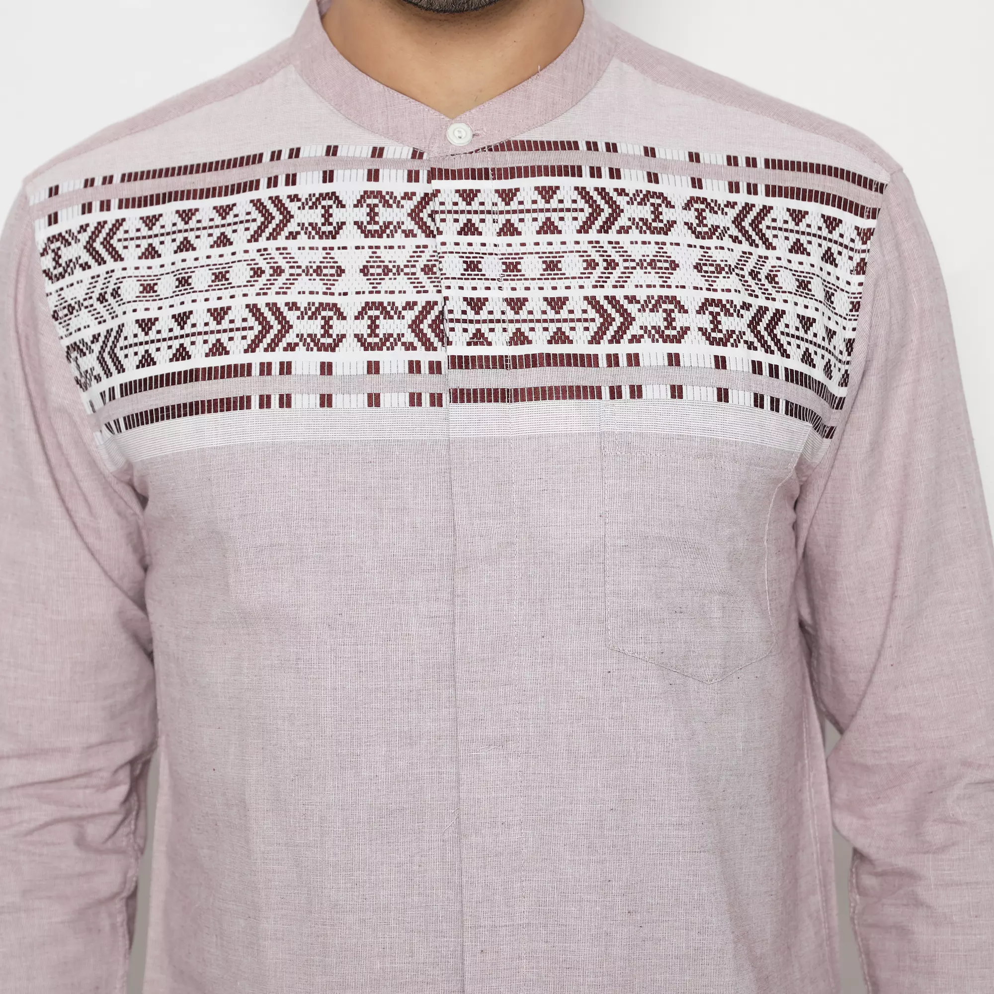 Platini Kemeja Koko Pria Lengan Panjang Katun 961265