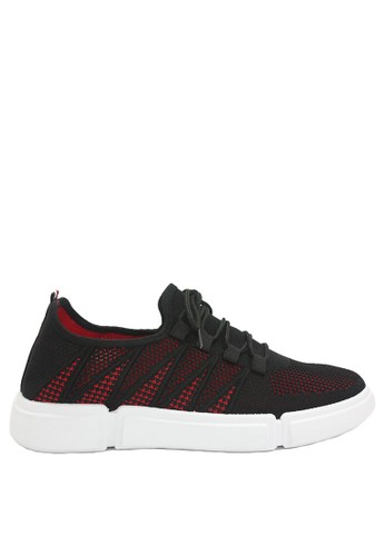 Jual Dr. Kevin Dr. Kevin Men Sneakers 13390 - Black/Red