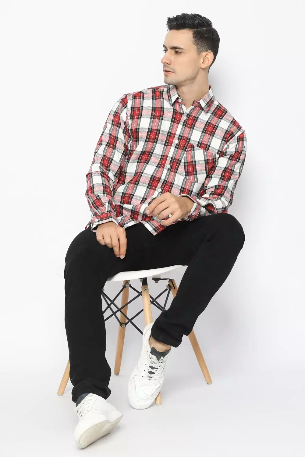 Kale Kenji / Kemeja Flanel Lengan Panjang