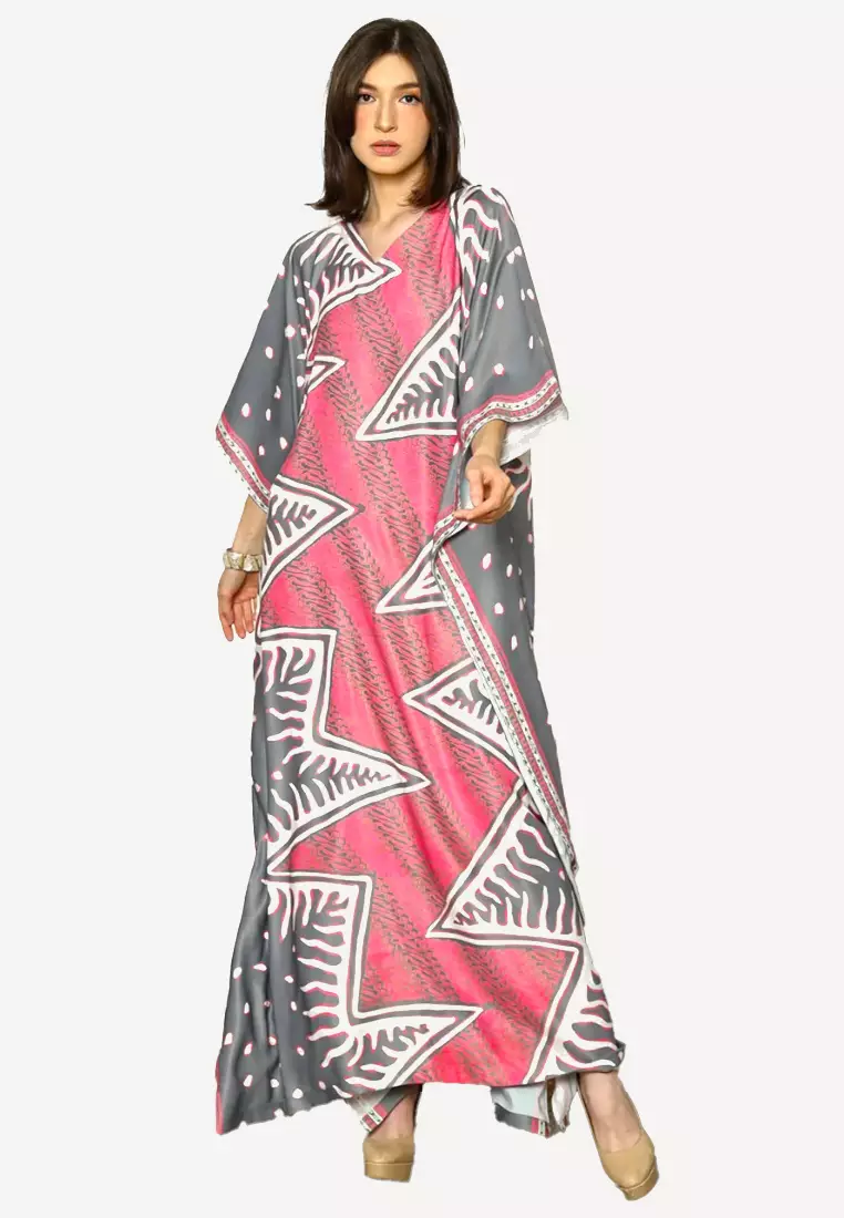 Kanzi Exclusive Short Sleeve Batik Grey