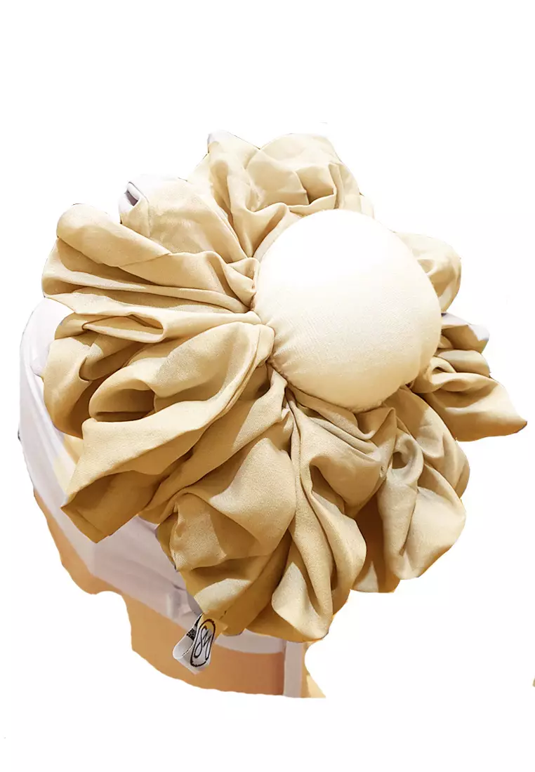 Hair Volumizer Scrunchie Nude