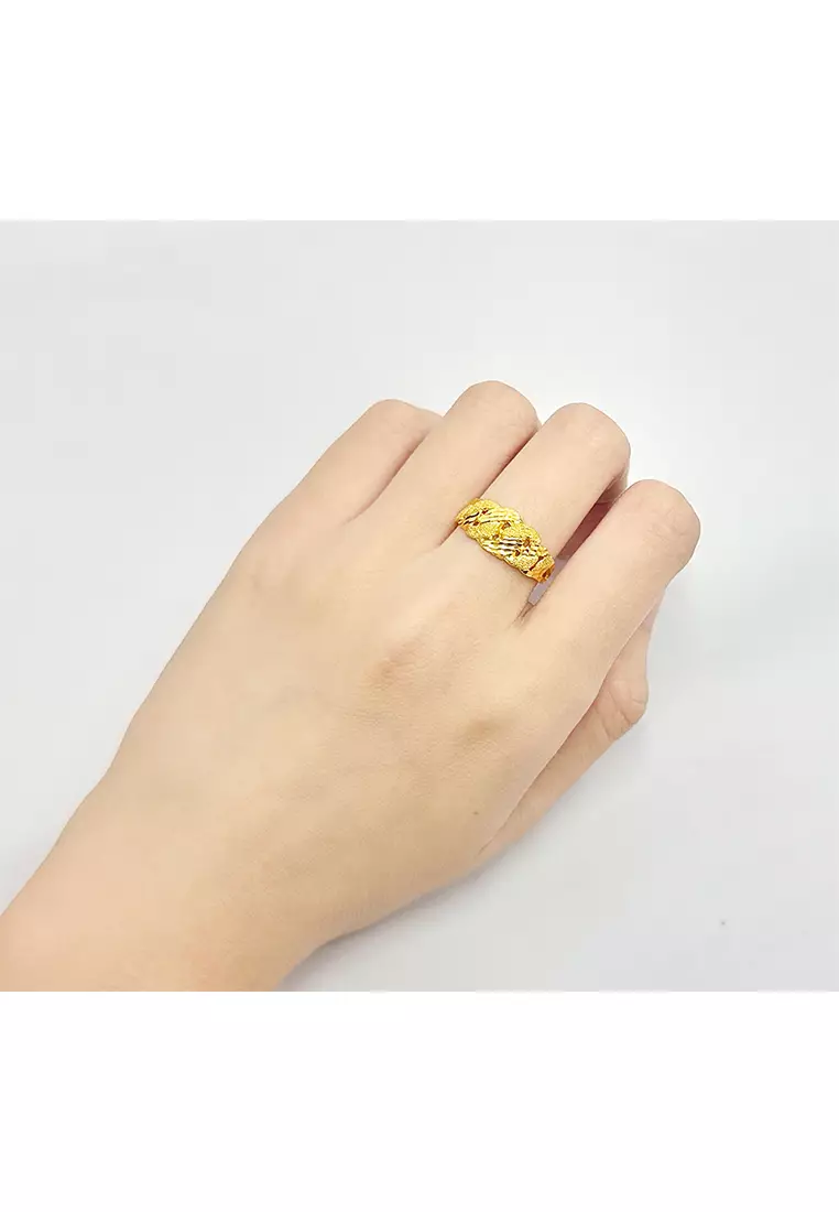 Buy MJ Jewellery MJ Jewellery 916 22K Gold Ring C20 2024 Online