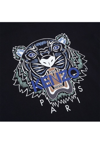 Buy Kenzo Kenzo Men S Tiger Head Round Neck Short Sleeve T Shirt Icon Online Zalora Malaysia