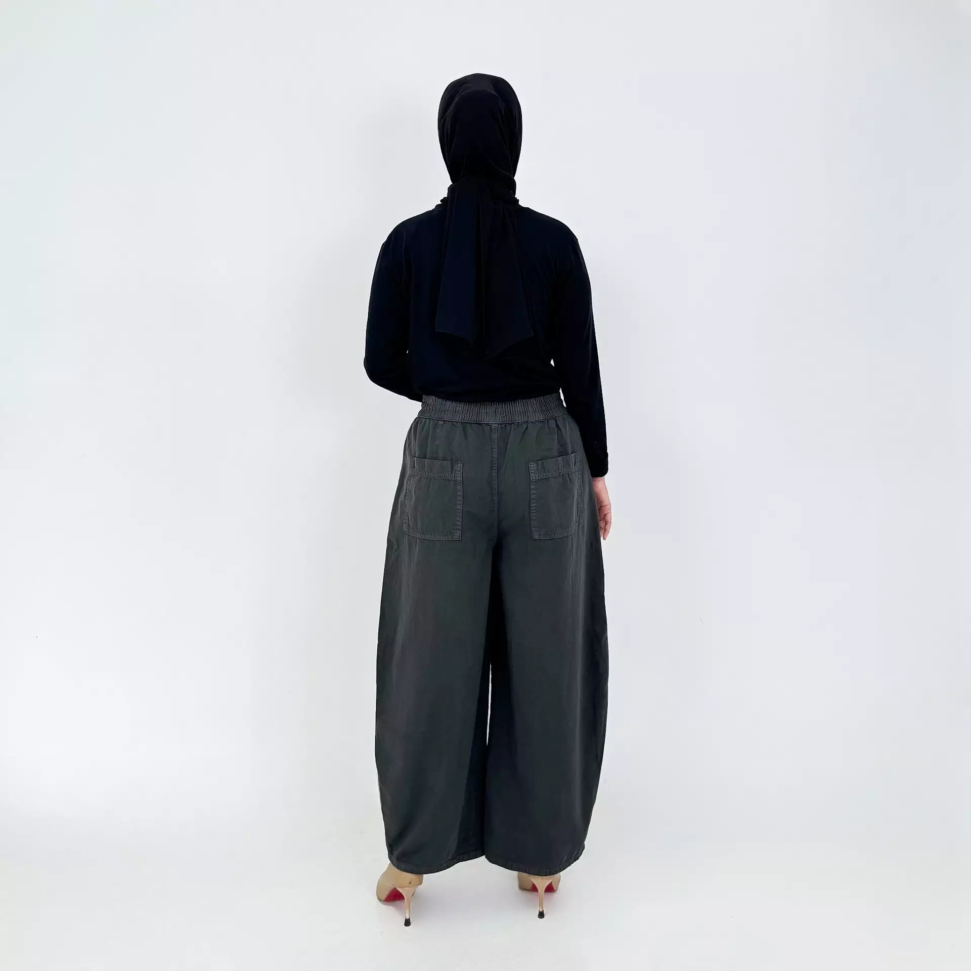 Celana Panjang Muslim Wanita - Zamora Barrel Pants 