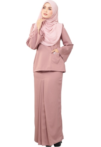 Buy Kurung Kedah Fatimah (AEKKF02 Dusty Pink) from ANNIS EXCLUSIVE in Pink only 219