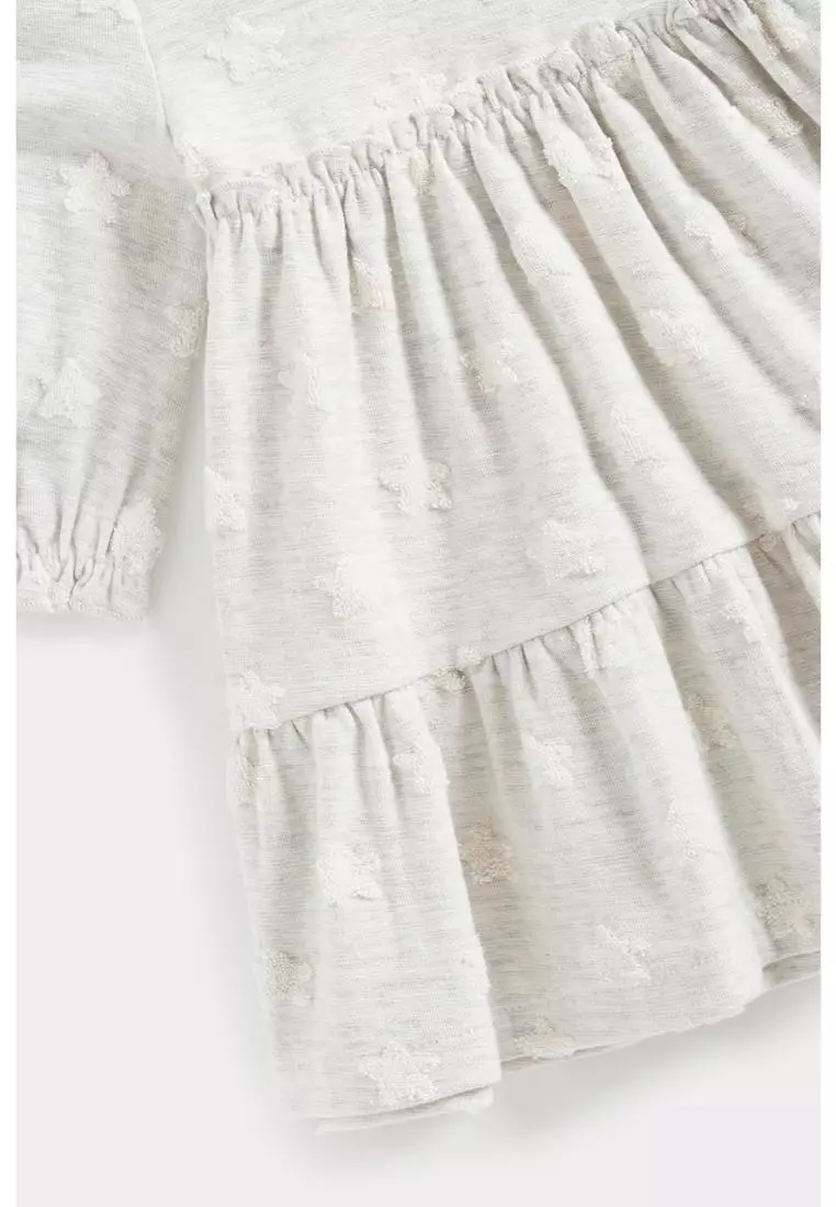 Grey Sweat Dress And Tights