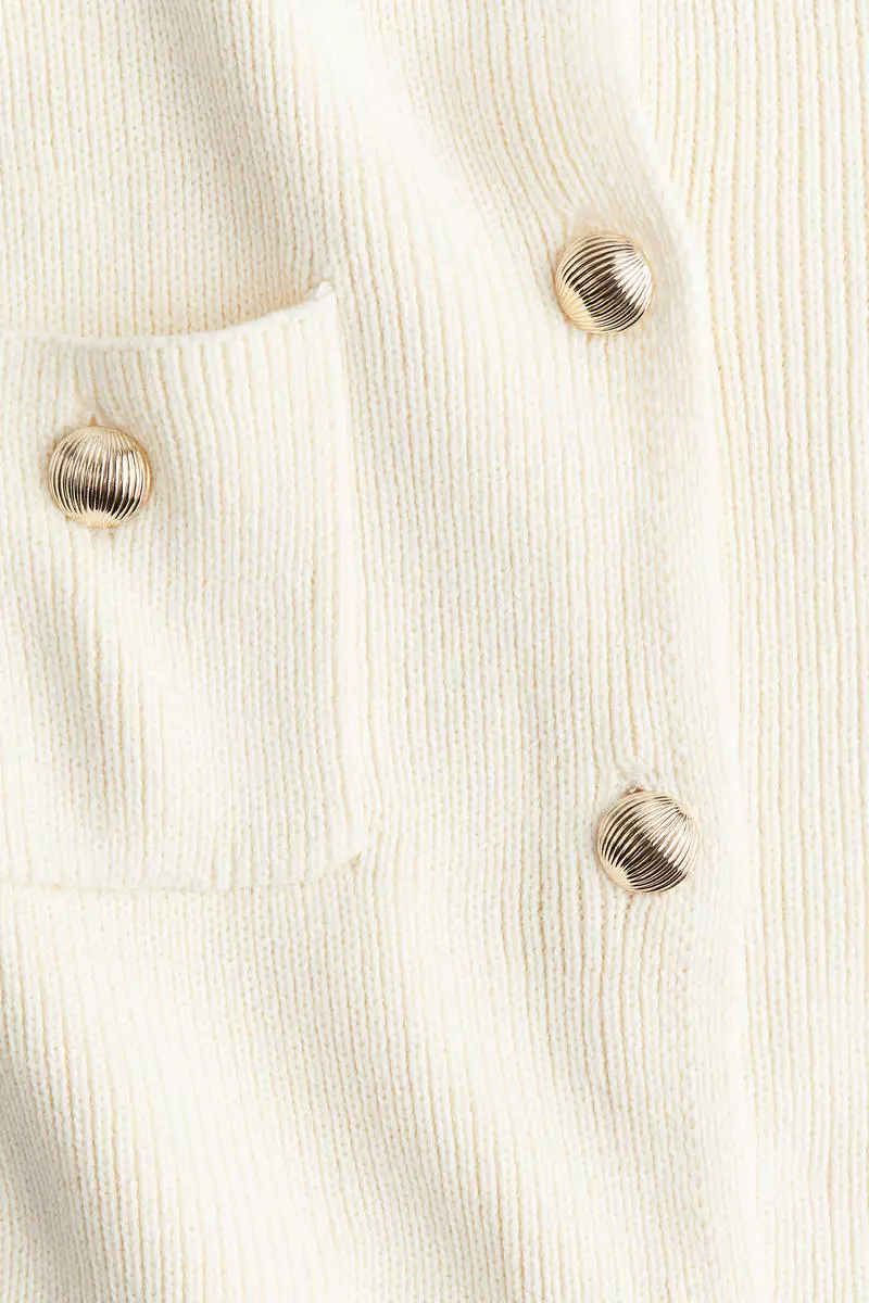 MAMA Rib-knit cardigan