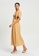 The Fated beige Percy Midi Dress 26D2AAA03229E0GS_2