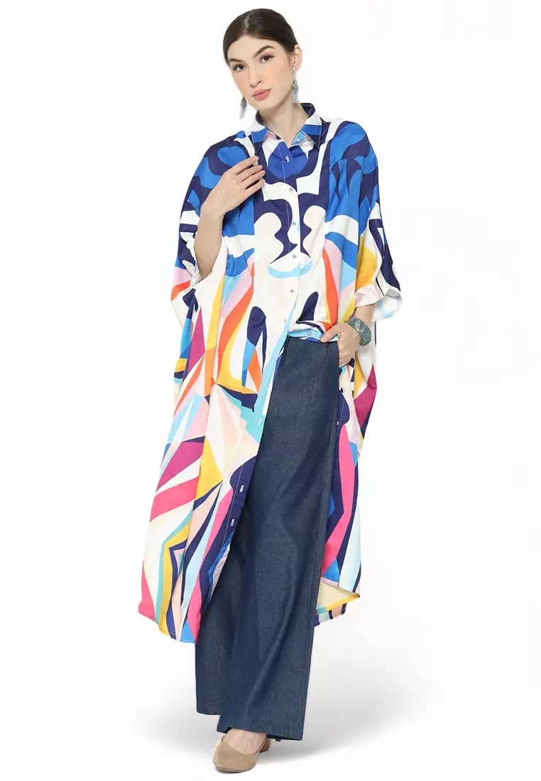 Kanzi Collared Kaftan