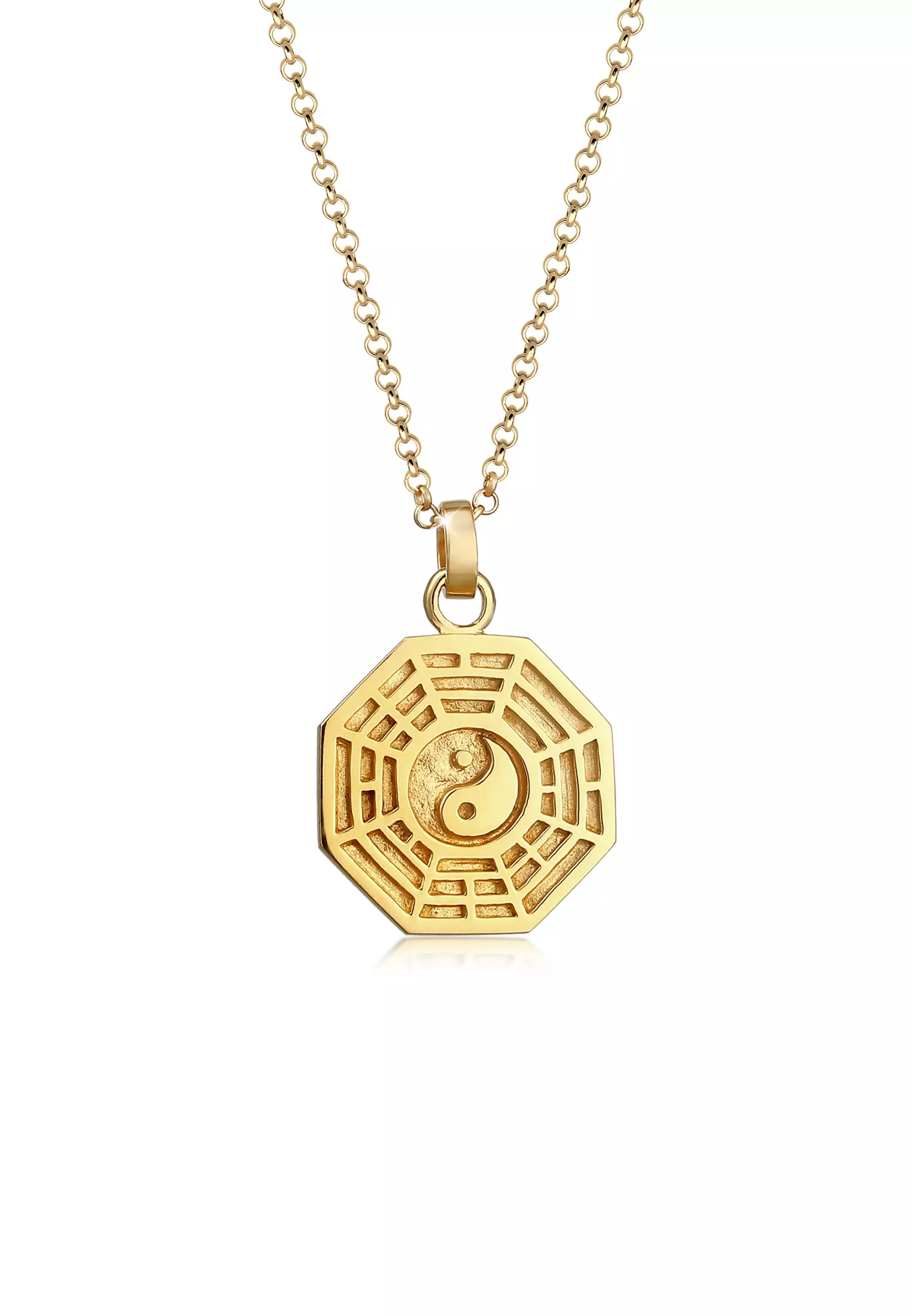 Gold best sale talisman necklace