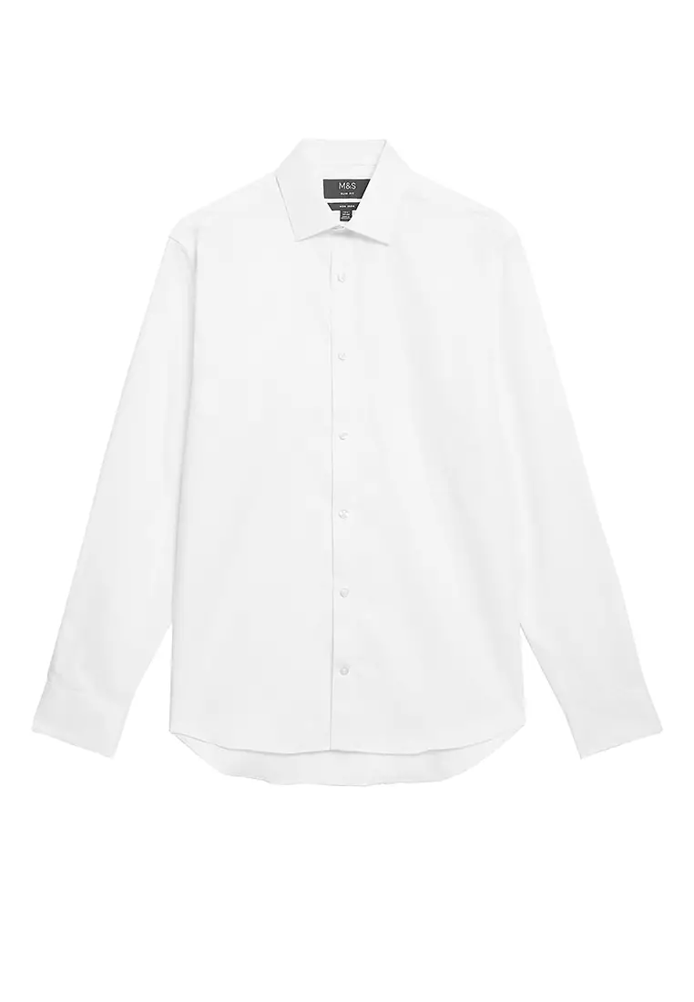 Slim Fit Non Iron Pure Cotton Shirt