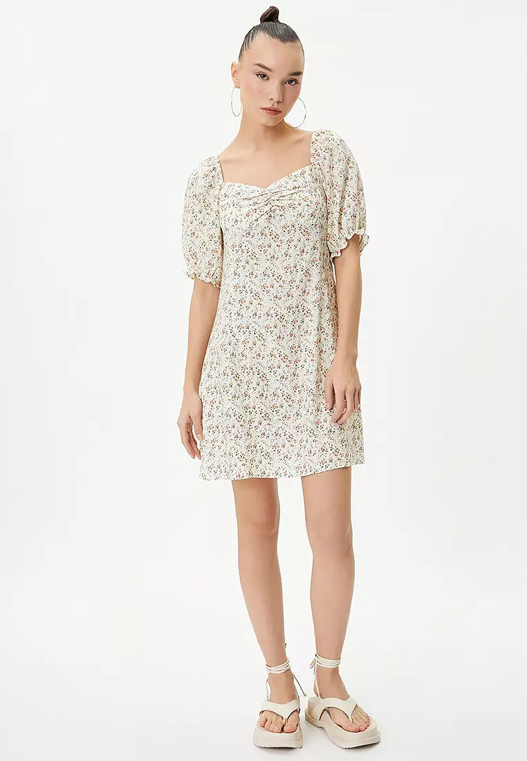 Viscose Woven Mini Dress
