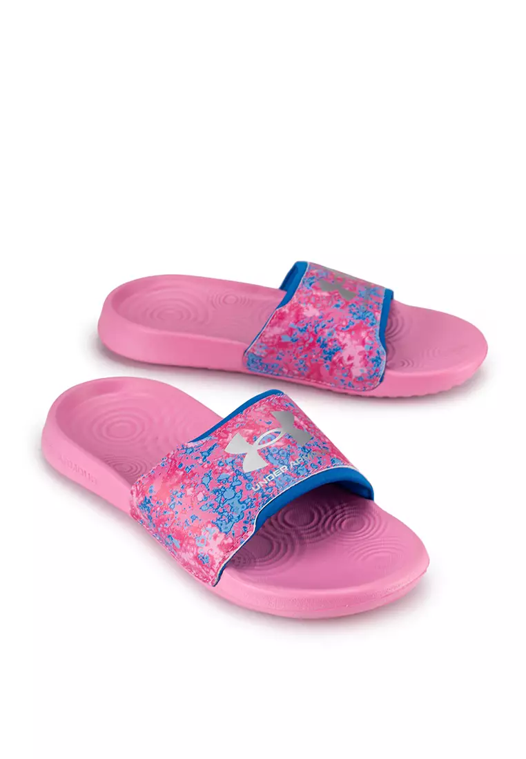 Discount on Under Armour  shoes - SKU: Girls Ignite Select H2t Slides