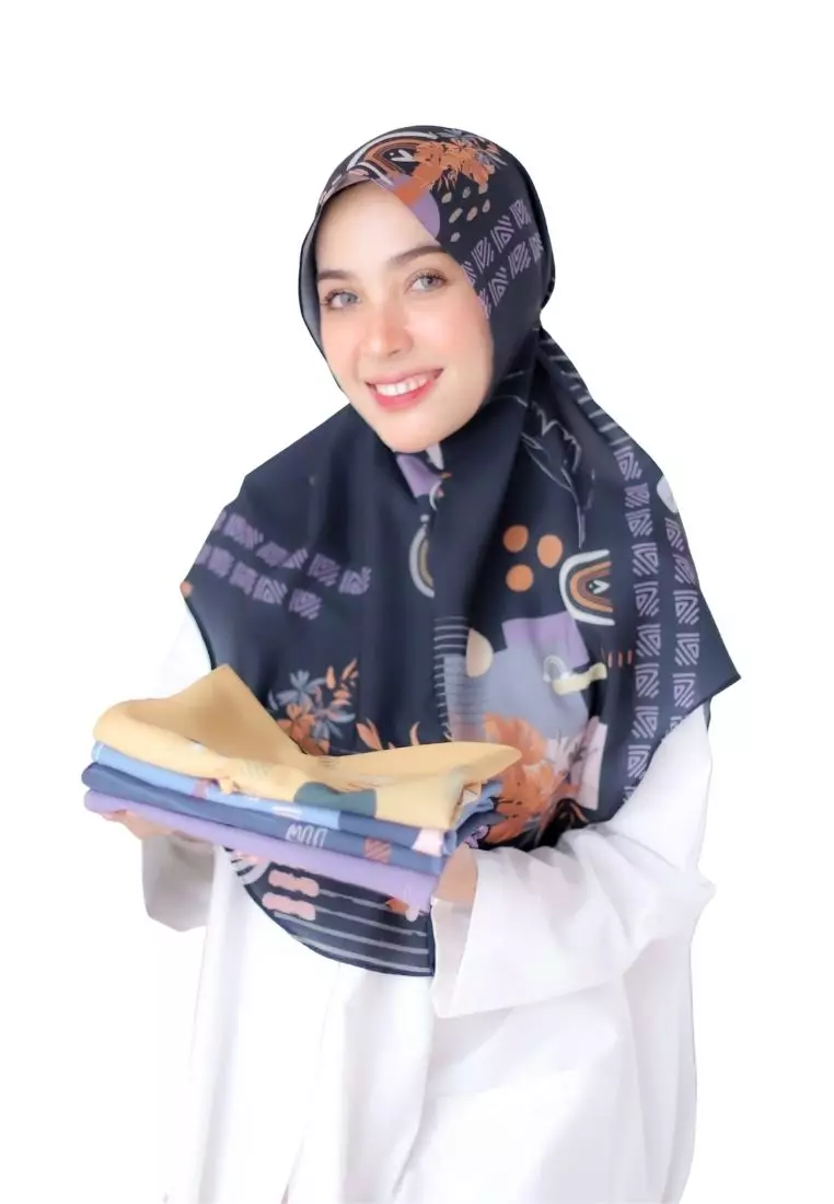 Jual Hijab Wanita Cantik.com Hijab Instan Baiti Rainbow Varian Black ...