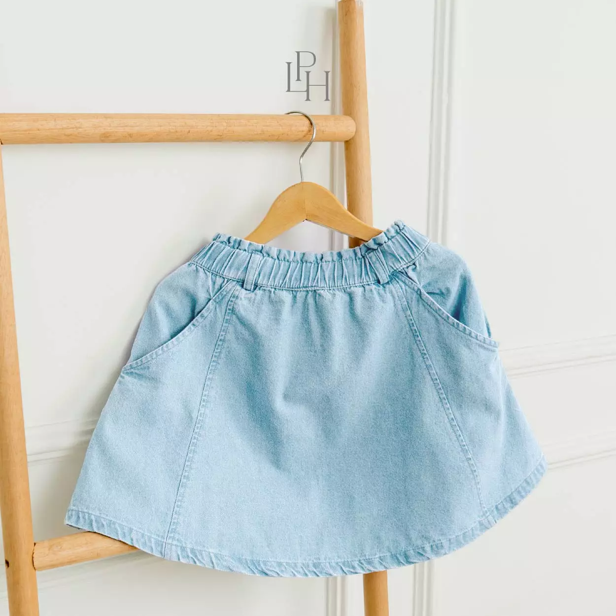 Little Palmerhaus - Abby Denim Skirt (Rok Jeans Anak) LightBlue