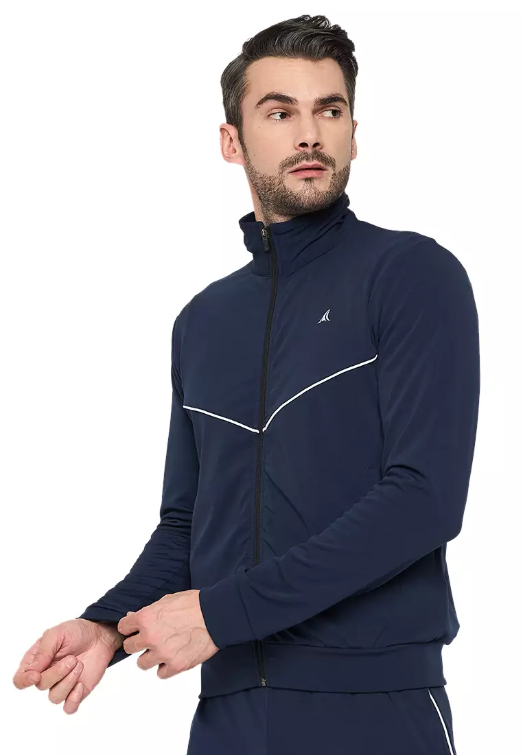 Men's Navy Training Designer Track Jacket